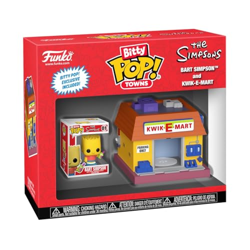 Funko Bitty Pop! Town: The Simpsons - Bart Simpson & Kwik-E-Mart
