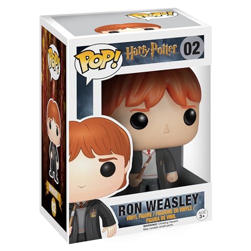 POP Funko Movies: Harry Potter - Ron Weasley - Figura de Vinilo Coleccionable - Idea de Regalo- Mercancia Oficial - Juguetes para Niños y Adultos - Movies Fans - Muñeco para Coleccionistas