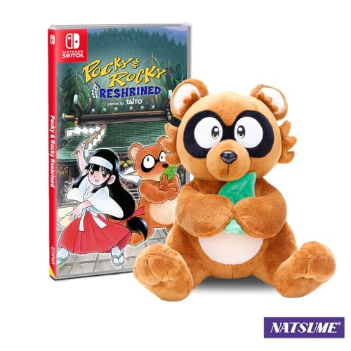 Pocky & Rocky Reshrined - Plushie Bundle (Nintendo Switch) - LIMITADO